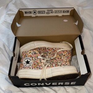 Converse Floral High-Top Sneakers